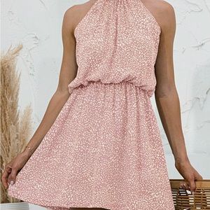 NWOT Pink Floral Dress sz S